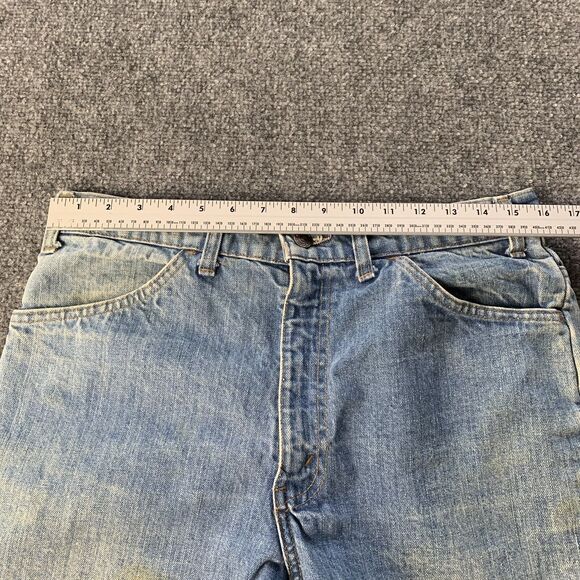 Vintage Levi’s Women’s Jean Denim Shorts Orange Tab High Rise Size 31 - Picture 15 of 16